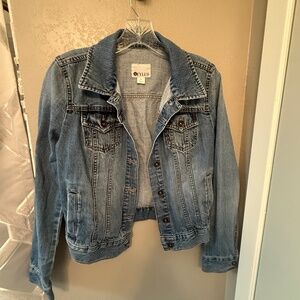 Fitted Denim Jean Jacket